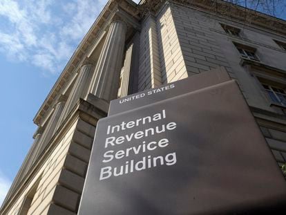 The exterior of the Internal Revenue Service (IRS) building in Washington, on March 22, 2013.