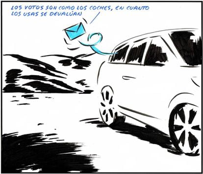 - Votes are like cars: as soon as you use them, they lose their value.