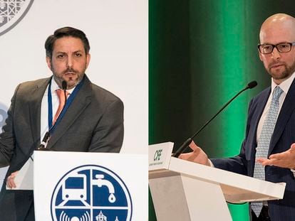 Javier Gutiérrez Becerril, former director of Operations of CFE International (CFEi) and Guillermo Turrent, former director of CFEi (known in Mexico as CFEnergía).