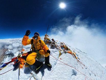 David Goettler en el Everest el pasado 21 de mayo.