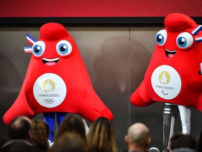 The Phryges, the mascots of the 2024 Paris Olympic Games.