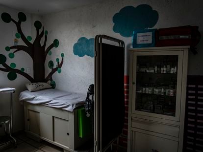 View of the infirmary of a women's shelter in Morelos, Mexico.