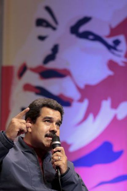 Nicolás Maduro in Caracas on Thursday.