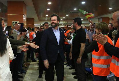 A Vox rally in Torrejon de Ardoz this past Sunday.