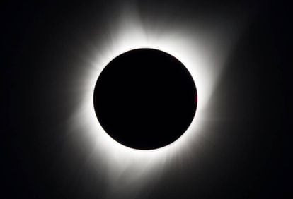 Image of the eclipse from Oregon