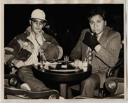 Hunter S. Thompson and Oscar Zeta Acosta in Las Vegas in 1971, in an image rescued by the documentary 'The Rise and Fall of the Brown Buffalo'.