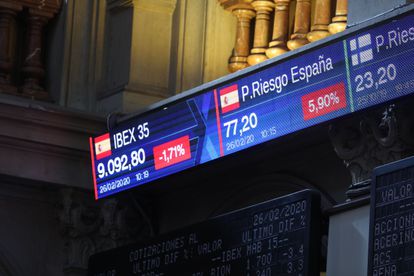 The Spanish stock market has fallen since the outbreak of the coronavirus.