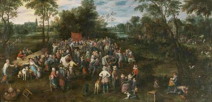 The Wedding Banquet (1623) by Jan Brueghel the Elder (1568-1625). 