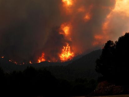 Flames have burned over 1,600 hectares of land in and around Santa Coloma de Queralt, in Spain's Catalonia region.