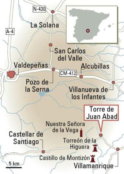 The area around Torre de Juan Abad may be rich with rare earth minerals.