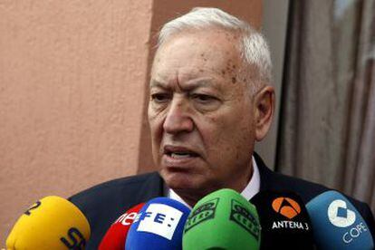Acting foreign minister José Manuel García-Margallo is one of the PP members who are alerting about the risks of a leftist government in Spain.