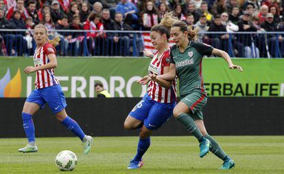 A match between Atlético de Madrid and Athletic Bilbao women’s teams.