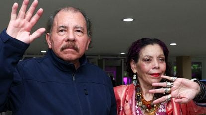 Daniel Ortega y Rosario Murillo, la semana pasada en Managua, Nicaragua.