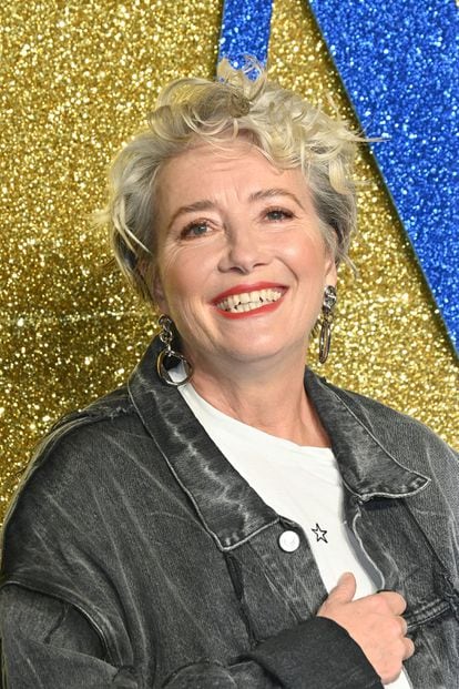 Emma Thompson at the premiere of the musical 'Matilda' in London on November 21, 2022.
