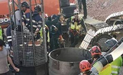 Firefighters and miners participated in the rescue effort.