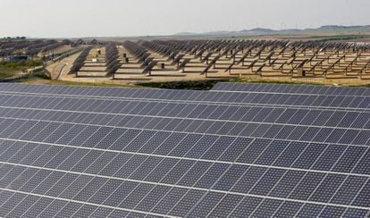 A solar power plant in Spain.