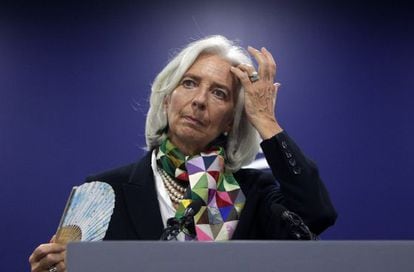 IMF Managing Director Christine Lagarde in Seoul.