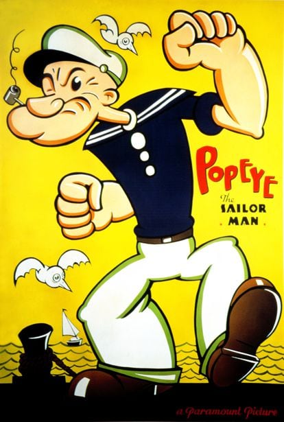 A ‘Popeye’ poster from the 1930s.