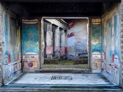 The Ancient Hunting House, named for its mural motifs depicting hunting scenes, dates back to 71 AD.
