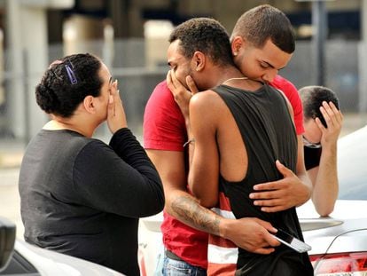 Friends and relatives of victims of the Orlando massacre.
