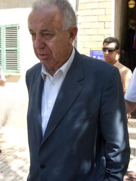 Fernando Ferré Cardó walks out of the courthouse in Ibiza.