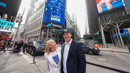MGO Global founders Maximiliano Ojeda and Ginny Hilfiger debuted the company on Nasdaq in 2023.