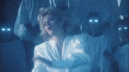 Still from the music video 'Total Eclipse of the Heart.'
