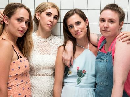 A scene from ‘Girls,’ the female friendship series par excellence.