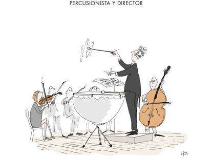 PERCUSSIONIST AND CONDUCTOR.