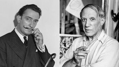 Pablo Picasso y Salvador Dalí