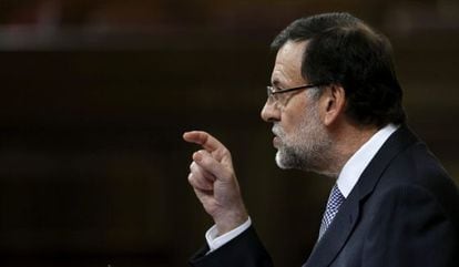 Prime Minister Mariano Rajoy speaking in Congress on Wednesday.
