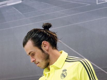 Bale at Wednesday's press conference.