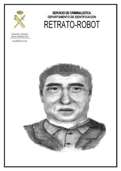 A composite picture of the alleged killer handed out in 2013.