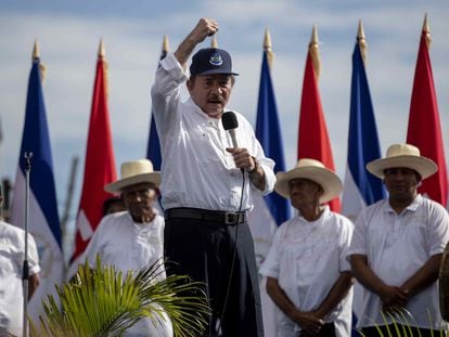 Daniel Ortega, president of Nicaragua, at a public event in July 2019.