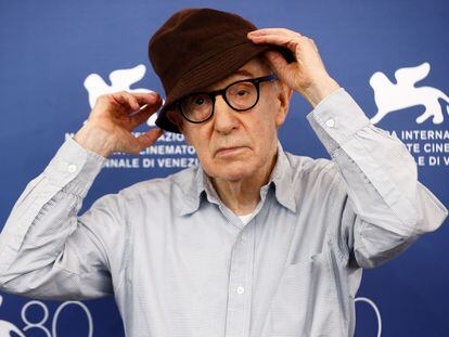 Woody Allen at the screening of 'Coup de Chance' at the Venice International Film Festival