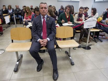 Jos&eacute; Ortega Cano during the trial on Tuesday. 