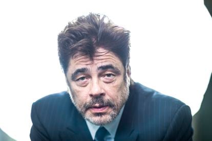 Benicio del Toro on Friday, in Madrid.