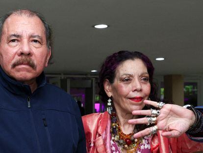 Daniel Ortega and Rosario Murillo, last June in Managua.
