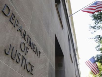 US Justice Department headquarters in Washington.