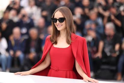 Natalie Portman poses for photographers at the 76th Cannes International Film Festival.