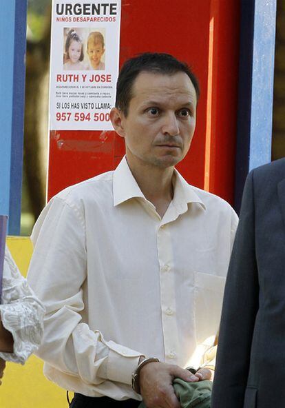 José Bretón, during the reconstruction of the events of October 8 when his children disappeared.