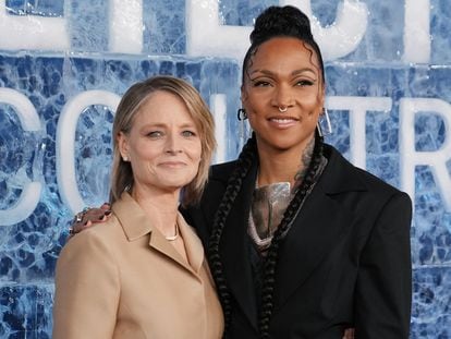 Jodie Foster and Kali Reis at the Los Angeles premiere of 'True Detective: Night Country.'