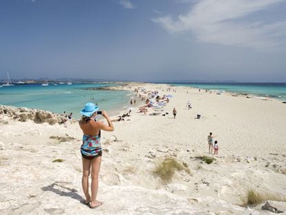 Ses Illetes beach in Formentera.