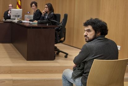 Enric Duran in court on Friday.