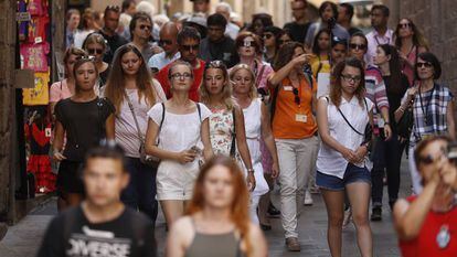 The political crisis in Catalonia is having its effect on tourism.