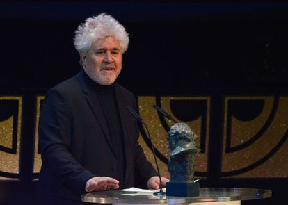 Spanish film director Pedro Almod&oacute;var in a file photo from 2015.