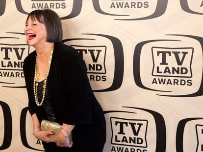 Cindy Williams arrives to the TV Land Awards 10th Anniversary in New York on April 14, 2012.