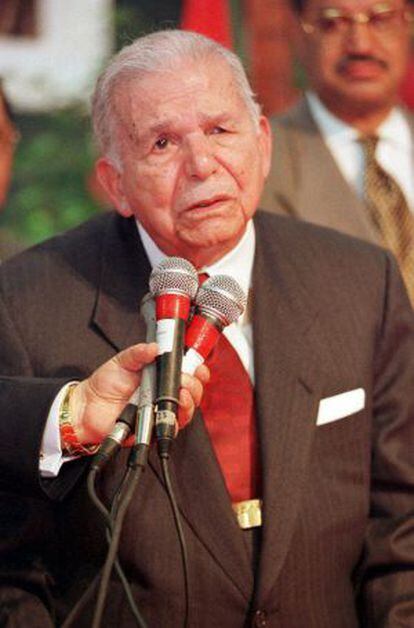 Former Dominican President Joaqu&iacute;n Balaguer.