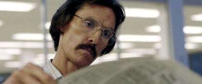 Matthew McConaughey as AIDS patient Ron Woodroof in &#039;Dallas Buyers Club.&#039;