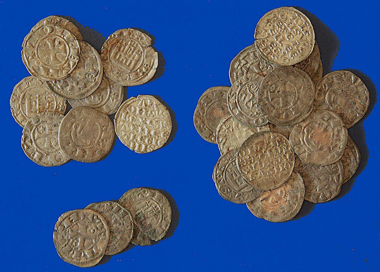 A hoard of 29 restored coins dating from the late 12th century to 1264.